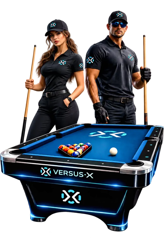 Versus-X realistic pool gameplay