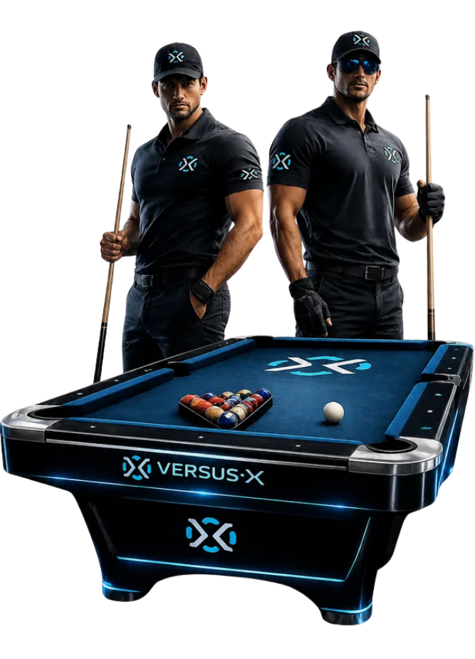 Versus-X realistic pool gameplay